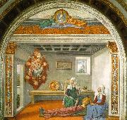 Domenico Ghirlandaio Announcement of Death to Saint Fina Sweden oil painting reproduction